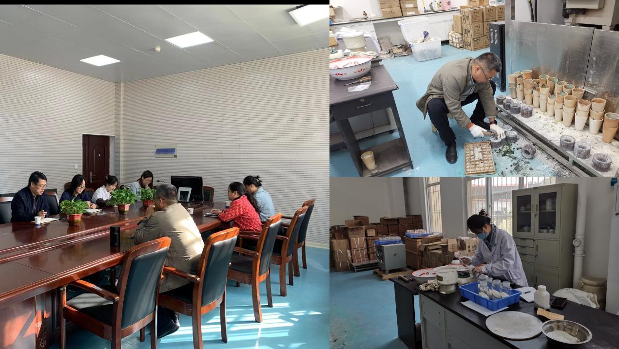 座谈交流及实验现场